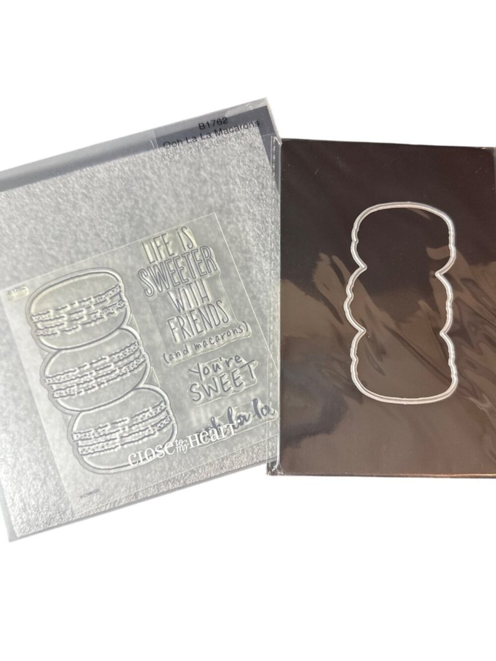 CTMH B1762  Ooh La La Macarons Stamp & Die Set